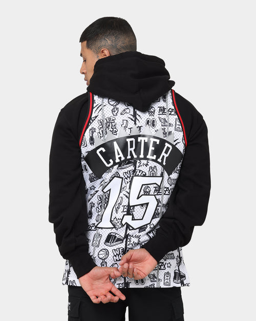 Mitchell & Ness Toronto Raptors Vince Carter #15 1998-1999 Doodle Swingman Jersey White