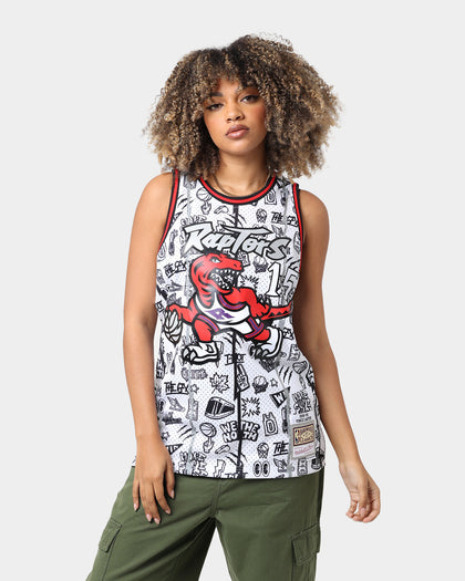 Mitchell & Ness Toronto Raptors Vince Carter #15 1998-1999 Doodle Swingman Jersey White