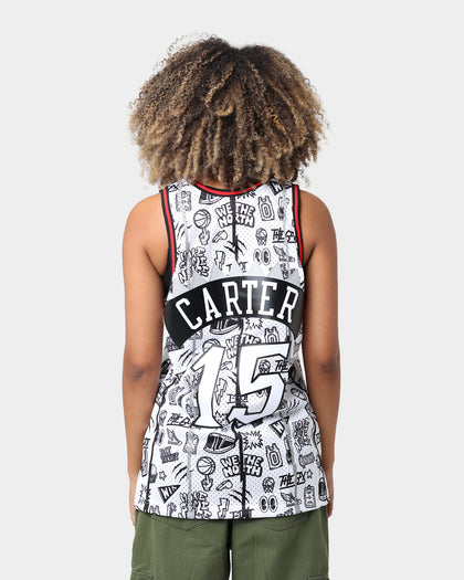 Mitchell & Ness Toronto Raptors Vince Carter #15 1998-1999 Doodle Swingman Jersey White
