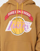 Mitchell & Ness Los Angeles Lakers 3-Peat Hoodie Bone Brown