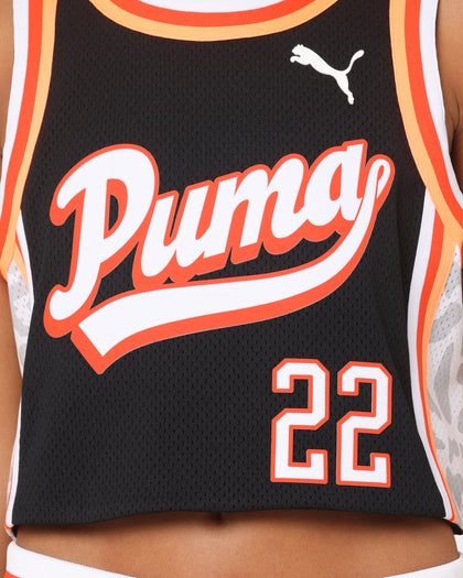 Puma Women's Ballin' Crop Jersey Puma Black