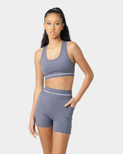 PYRA Women's Summit Sports Bra Vintage Indigo