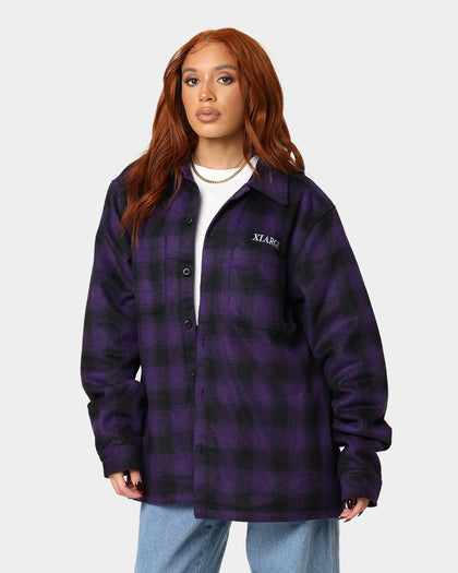X-Large Rip Jacket Black/Purple
