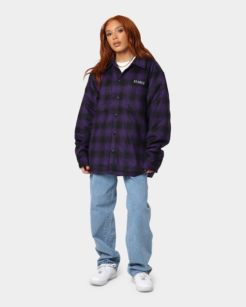 X-Large Rip Jacket Black/Purple