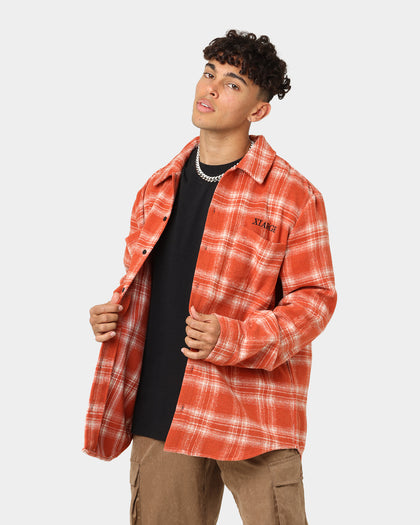 XLARGE Shadow Long Sleeve Shirt Orange