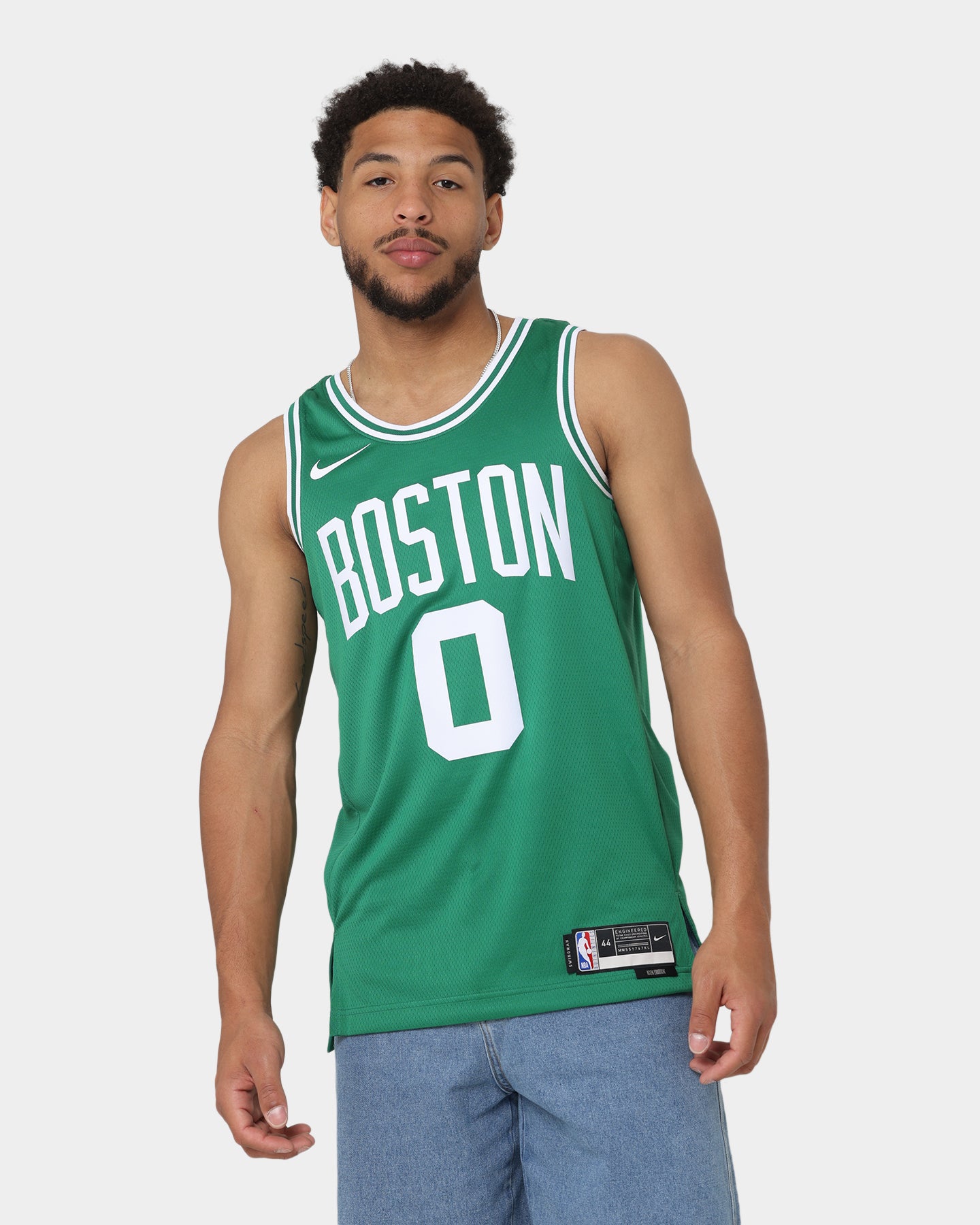 ウェア yo NIKE NBA JAYSON TATUM Jayson Tatum Nike Icon Authentic Jersey w/Amica Patch - Boston ProShop