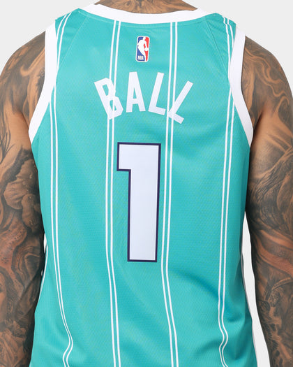Jordan Charlotte Hornets LaMelo Ball #1 Icon Swingman 22/23 Jersey Rapid Teal