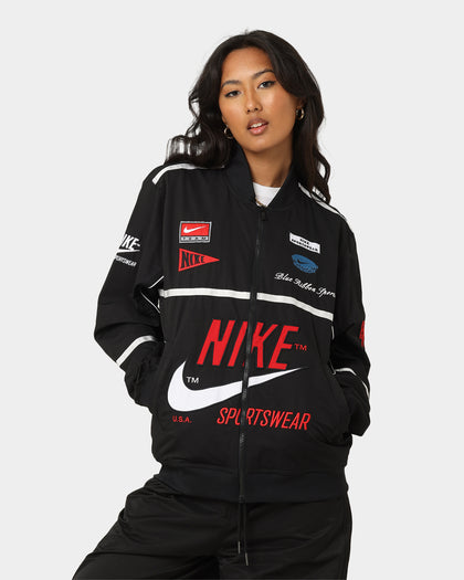 Nike Sportswear Mercato Woven Bomber Jacket Black/White/University