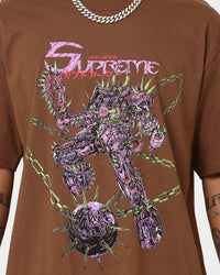 Supreme Spikes T-Shirt Brown