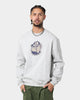 National Collegiate Athletic Association Georgetown Hoyas Team Logo Chenille Crewneck Grey Marle