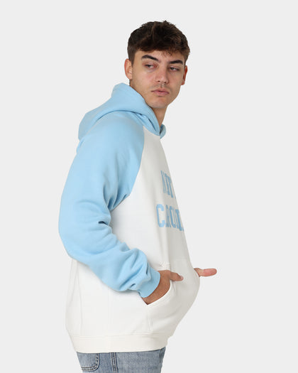 National Collegiate Athletic Association UNC Two Tone Raglan Hoodie Vintage White/Washed Carolina