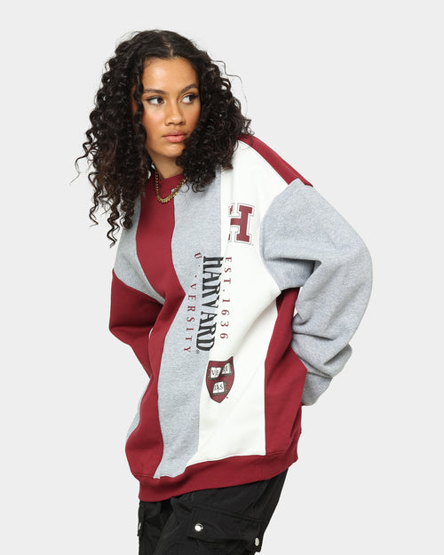 National Collegiate Athletic ASSC Vertical Panel Crewneck Burgundy