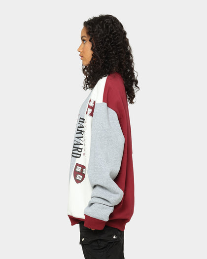 National Collegiate Athletic ASSC Vertical Panel Crewneck Burgundy