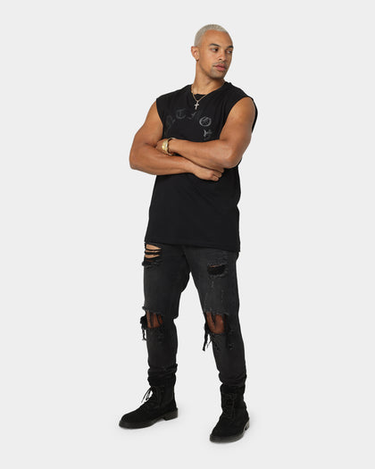 Saint Morta Humanity Muscle T-Shirt Black