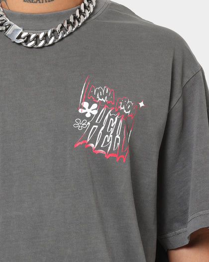 Dead Studios Aloha T-Shirt Charcoal/Red/White
