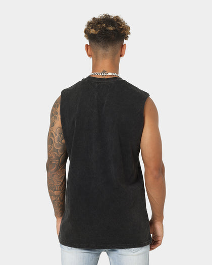 Carre Forever Muscle T-Shirt Washed Black