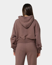 Stussy Women's Stock Hoodie Brown