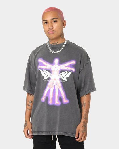 Loiter Human Condition Vintage T-Shirt Charcoal