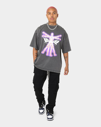 Loiter Human Condition Vintage T-Shirt Charcoal