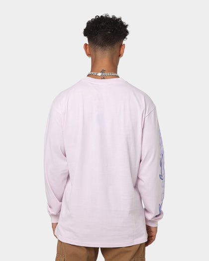 Adidas Trefoil Floral Long Sleeve T-Shirt Almost Pink/Multi-Coloured