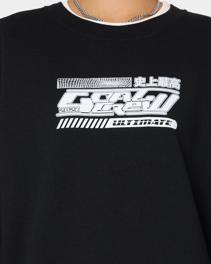 Goat Crew Anime Crewneck Black