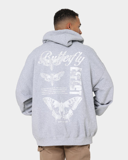 Rats Get Fat Butterfly Effect Hoodie Grey