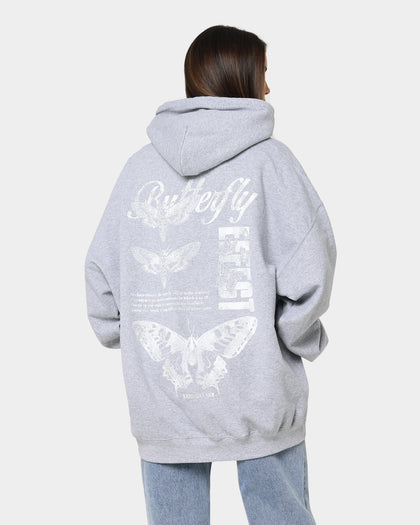 Rats Get Fat Butterfly Effect Hoodie Grey