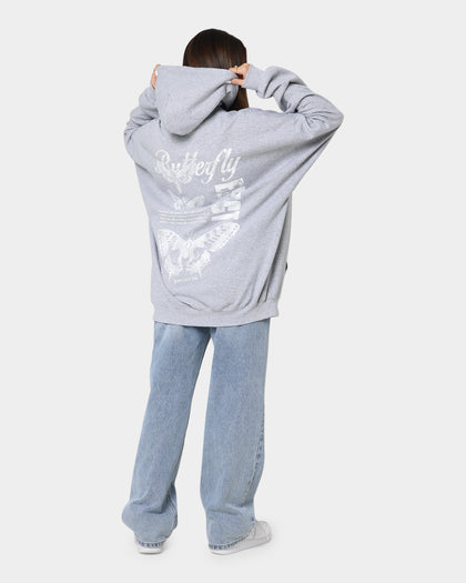 Rats Get Fat Butterfly Effect Hoodie Grey