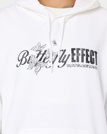 Rats Get Fat Butterfly Effect Hoodie White