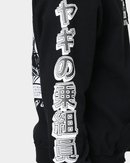 Goat Crew Anime Hoodie Black