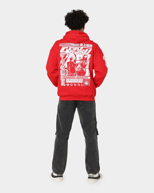 Goat Crew Anime Hoodie Red