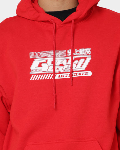 Goat Crew Anime Hoodie Red