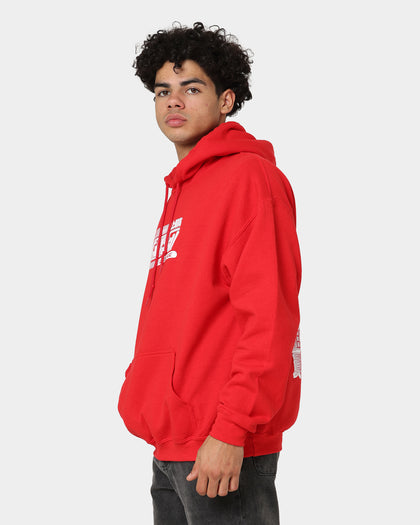 Goat Crew Anime Hoodie Red