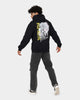 Rats Get Fat Paint Flower Hoodie Black