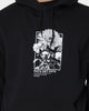 Rats Get Fat Paint Flower Hoodie Black