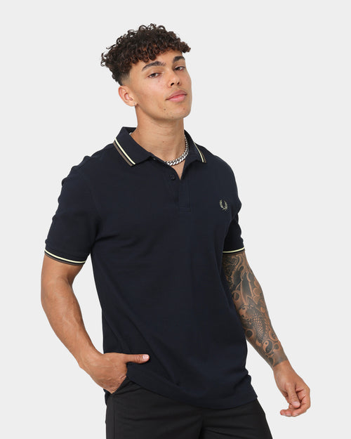 Fred Perry Twin Tipped Fred Perry Polo Shirt Navy