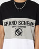 Grand Scheme Colour Block T-Shirt Black/White/Grey