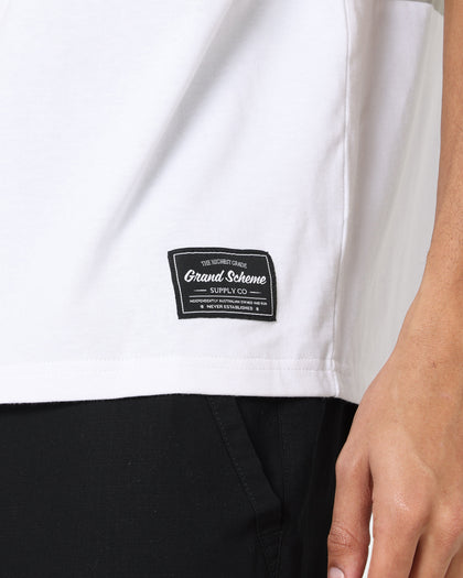 Grand Scheme Colour Block T-Shirt Black/White/Grey