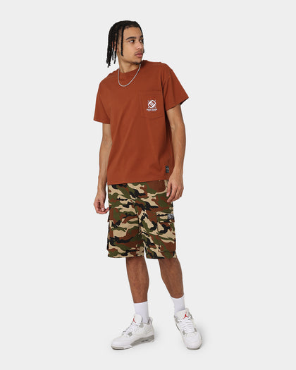 Grand Scheme Pocket T-Shirt Brown