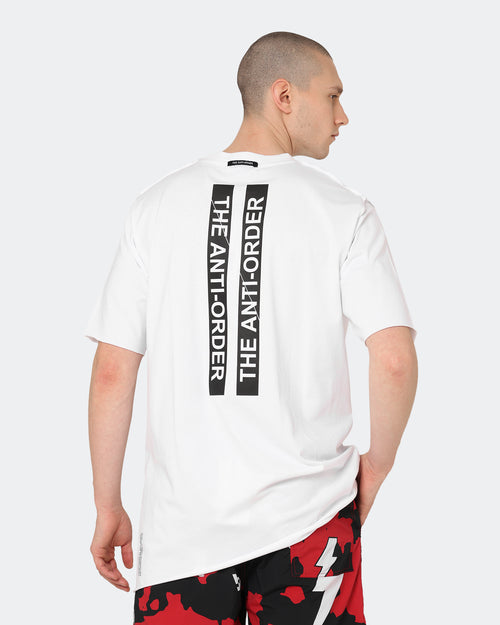 The Anti Order Storm Camo Box Logo T-Shirt White