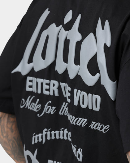 Loiter Void Multi Logo Vintage T-Shirt Vintage Black