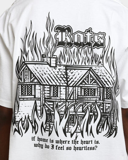 Rats Get Fat Rats Heartless T-Shirt White
