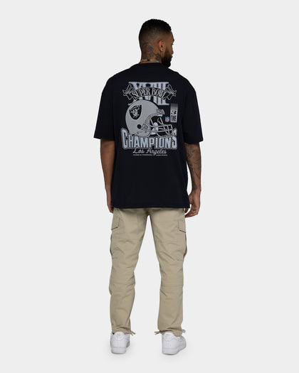 Mitchell & Ness Las Vegas Raiders Vintage Superbowl T-Shirt Faded Black