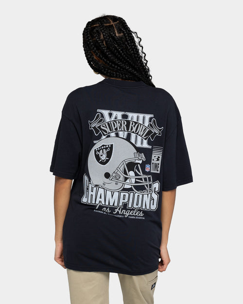 Mitchell & Ness Las Vegas Raiders Vintage Superbowl T-Shirt Faded Black
