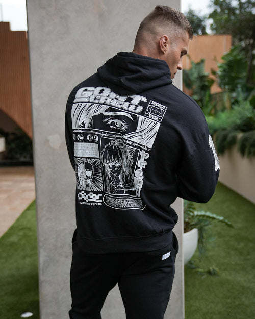 Goat Crew Harajuku Hoodie Black