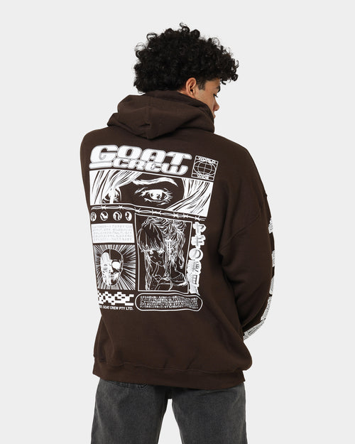 Goat Crew Harajuku Hoodie Brown