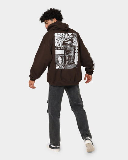 Goat Crew Harajuku Hoodie Brown
