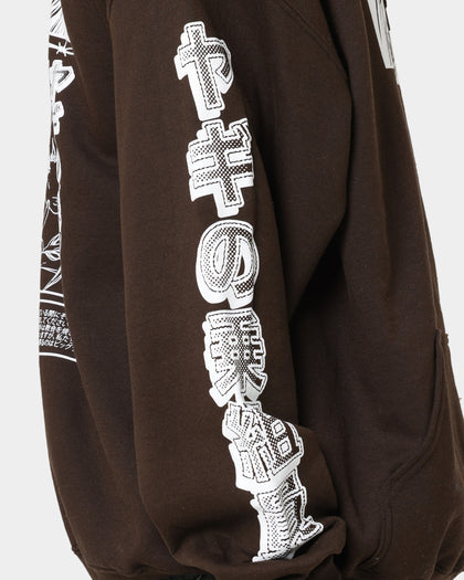 Goat Crew Harajuku Hoodie Brown