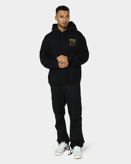 Goat Crew Pizza Shop Hoodie Black