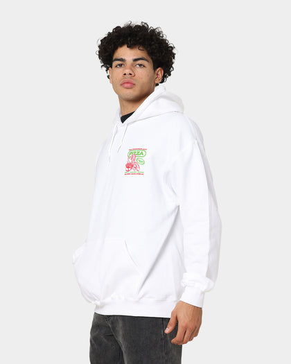 Goat Crew Pizza Shop Hoodie White